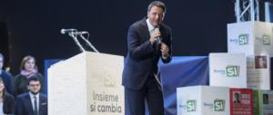 Renzi minaccia: «Se perde il Sì, peggio per gli italiani: non è un problema mio»