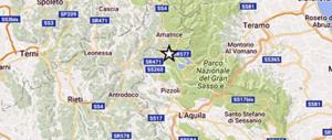 Scossa di terremoto (magnitudo 4.4) tra l’Aquila e Amatrice.