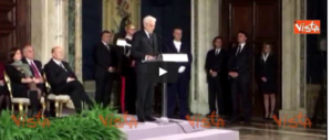 Mattarella: «Legge elettorale? Serve il consenso più ampio in Parlamento» (video)