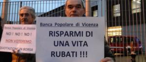 Popolare di Vicenza, centinaia di mln in fumo. Gasparri: «Governo irresponsabile»