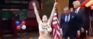 L’ultima oscenità di Femen. Trump preso per i testicoli al grido “Fascista” (VIDEO)