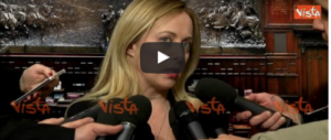 Meloni: “Vogliono impedire agli italiani di andare a votare” (VIDEO)