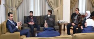 Assad incontra gli imprenditori: «Grazie per non aver lasciato la Siria»