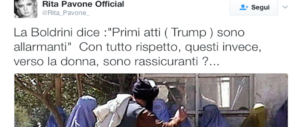 Rita Pavone posta la foto di un islamico che picchia le donne. Ed è polemica