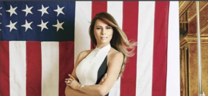 Melania Trump in posa da First Lady