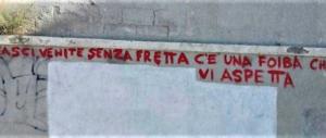 Lo hanno rifatto: a Cagliari gli antifascisti ingiuriano le Foibe
