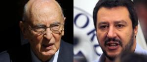 Data elezioni, Napolitano si intromette. Salvini: «Vergogna, va processato»