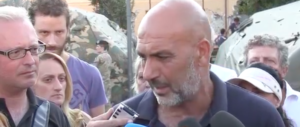Pirozzi torna alla carica: «Come si fa a far pagare tasse a chi ha perso tutto?»