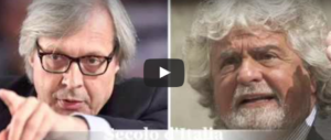 Sgarbi: «Grillo mi disse “Virginia è una depensante”. Ho la registrazione» (video)