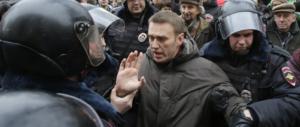 Russia, arrestato l’oppositore Navalny. Fermate centinaia di persone durante le proteste