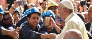 Papa Francesco all’Ilva di Genova, un manifesto del “buon lavoro”