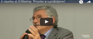 A da tornà Baffetto: D’Alema annuncia il suo ritorno in campo. «Pronto a candidarmi» (VIDEO)