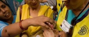 Campagna Rotary contro la polio: salvati due miliardi e mezzo di bambini
