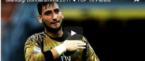 Le 10 parate più belle del “traditore” Donnarumma (video)