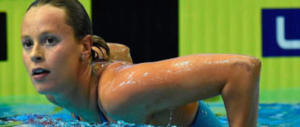Federica Pellegrini e gli azzurri di nuoto da Papa Francesco