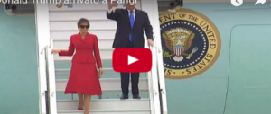 Melania a Parigi: la first lady vince ancora la sfida glamour con Brigitte (VIDEO)