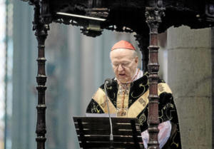 il cardinale di Colonia, Joachim Meisner, grande elettore di Ratzinger