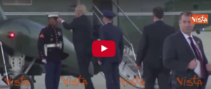 Trump lotta contro un vento contrario. Stavolta è vero e un video lo dimostra