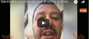 Salvini, blitz alla moschea abusiva: “Va chiusa. Residenti preoccupati” (video)