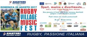 Rugby, tutto pronto a Milazzo per il “Village Music Fest”