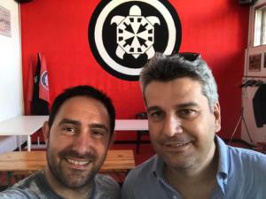 Tornusciolo con Borghi nella sede grossetana di CasaPound