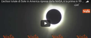 L’eclissi di sole in Nord America vista dai telescopi della Nasa (video)