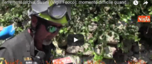 I vigili del fuoco: «Ciro aveva la bocca piena di polvere. Ma si è ripreso…» (video)