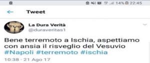 Sciacalli in azione sul web: bene il terremoto, ora tocca al Vesuvio…