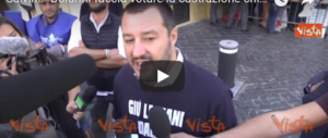 Salvini alla Boldrini: «Ci aiuti sulla castrazione chimica contro gli stupri” (video)