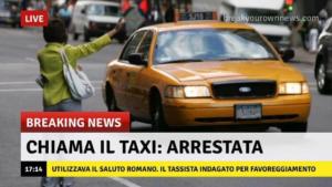 TAXI SALUTO ROMANO
