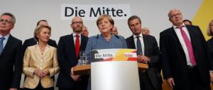 Germania, batosta per la Cdu-Csu e tonfo per l’Spd: ora la Merkel è nei guai