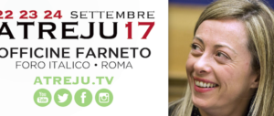 Al via oggi la ventesima edizione di Atreju, la festa dei patrioti