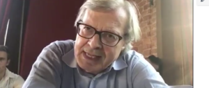Sgarbi all’Anpi: «Teste di c…, negate ancora le atrocità fatte dai partigiani» (video)