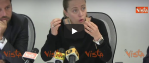Meloni: «Roma razzista verso gli italiani, lo dimostrano i numeri» (Video)