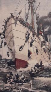 Il naufragio del vapore Sirio in cui morirono 300 emigranti