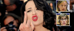 Asia Argento rabbiosa con la destra. Dopo Meloni, attacca la Bongiorno e fa un’altra gaffe