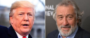 Ennesimo insulto a Trump: «Idiota». Robert De Niro è proprio fuori di testa