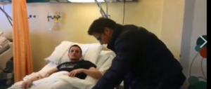 “Visita” il ladro in ospedale: «Chiedi scusa agli italiani, ci sei costato 6.500 euro»