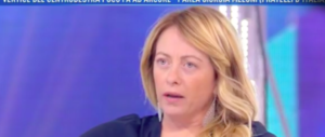 Meloni a Domenica Live: “Salvini presenterà un programma, vediamo chi ci sta” (video)