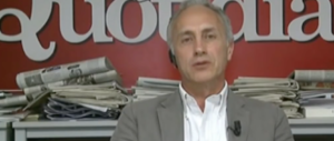Travaglio le spara a raffica e riparte con gli insulti: «Salvini è il cazzaro verde»