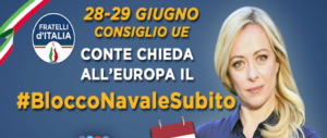 Blocco navale, Meloni: «Le anime belle della sinistra hanno la memoria corta»