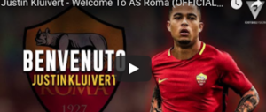 Serie A: la Roma presenta Kluivert, figlio d’arte col vizio del goal (video)