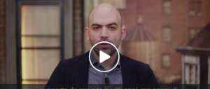Incredibile Saviano, riesce a parlare di sé anche in un video per un bimbo malato (VIDEO)