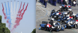 Parata delle gaffes per Macron: tricolore sbagliato e scontro tra moto (video)