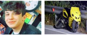Travolto dallo scooter dell’amico muore mentre filma sdraiato sulla strada