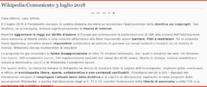 Il Parlamento Ue blocca la riforma del copyright: Wikipedia ha vinto (per ora)