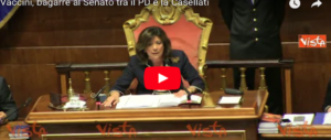 La Casellati ridicolizza il Pd al Senato: «È meglio se tornate a scuola» (video)