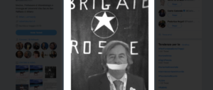I “no vax” in stile Br contro il virologo Burioni: foto choc come Aldo Moro