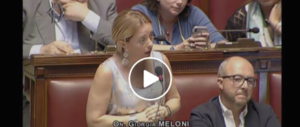 Meloni: «Il blocco navale non è un atto di guerra. Assurdo il no di M5S e Lega» (video)