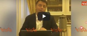 Renzi augura buone vacanze con una minaccia: «Al ritorno toccherà a noi» (video)